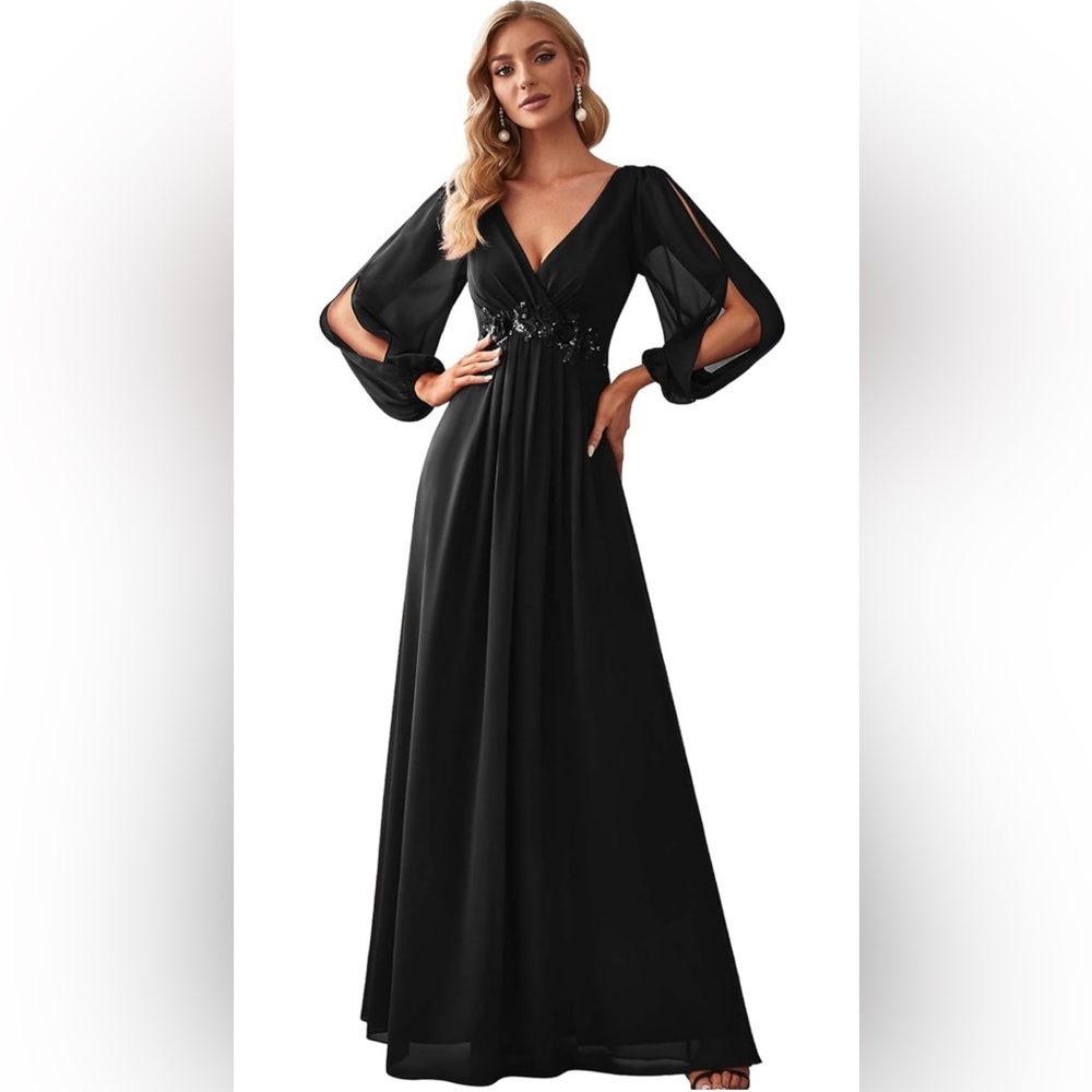 Black Floor Length Gown